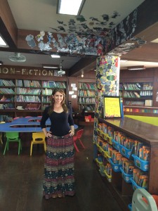 IB alumna Nina Roman now works as a librarian at the Altair School in Lima, Peru.