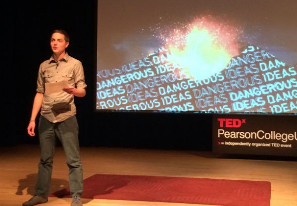 The TEDx – showing a student organised TEDx event on “dangerous ideas" in front of a real community audience