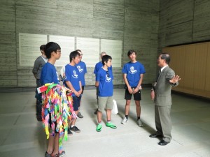 Nagasaki Peace Memorial Hall_tour by the president - peaceful society