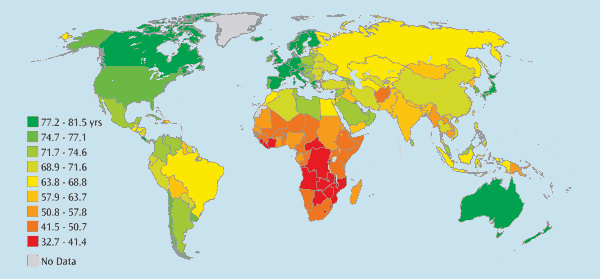 Life Expectancy Source: http://www.theglobaleducationproject.org/earth/human-conditions.php#2