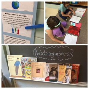 Autobiographies, students, sign