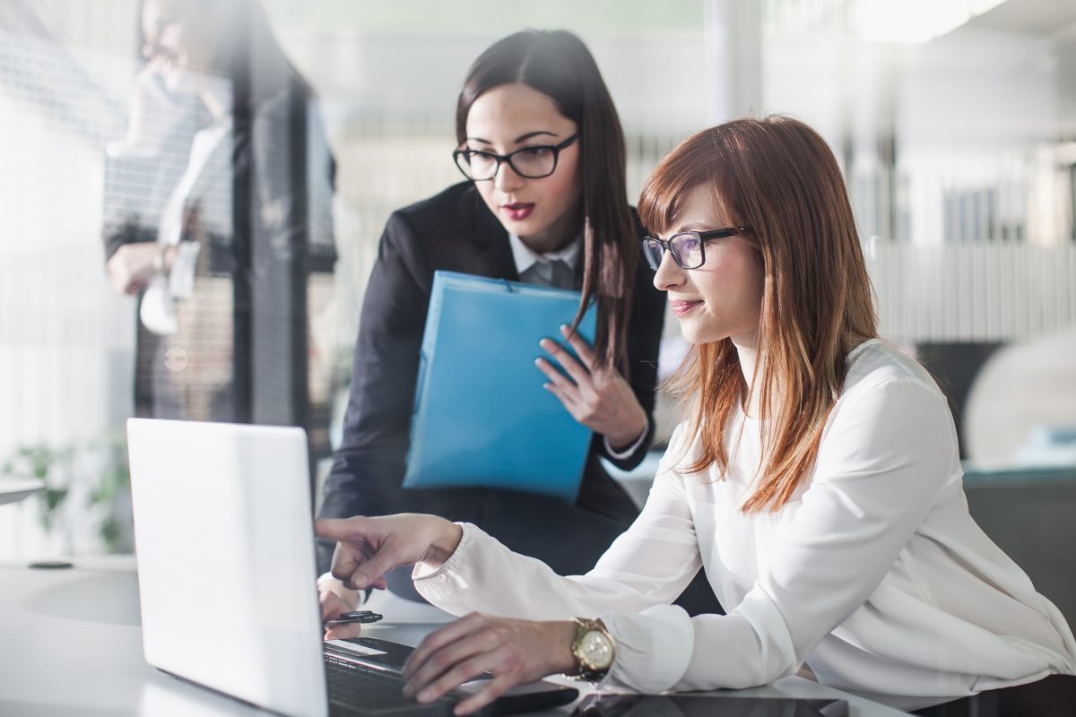 Businesswomen Working in the Office