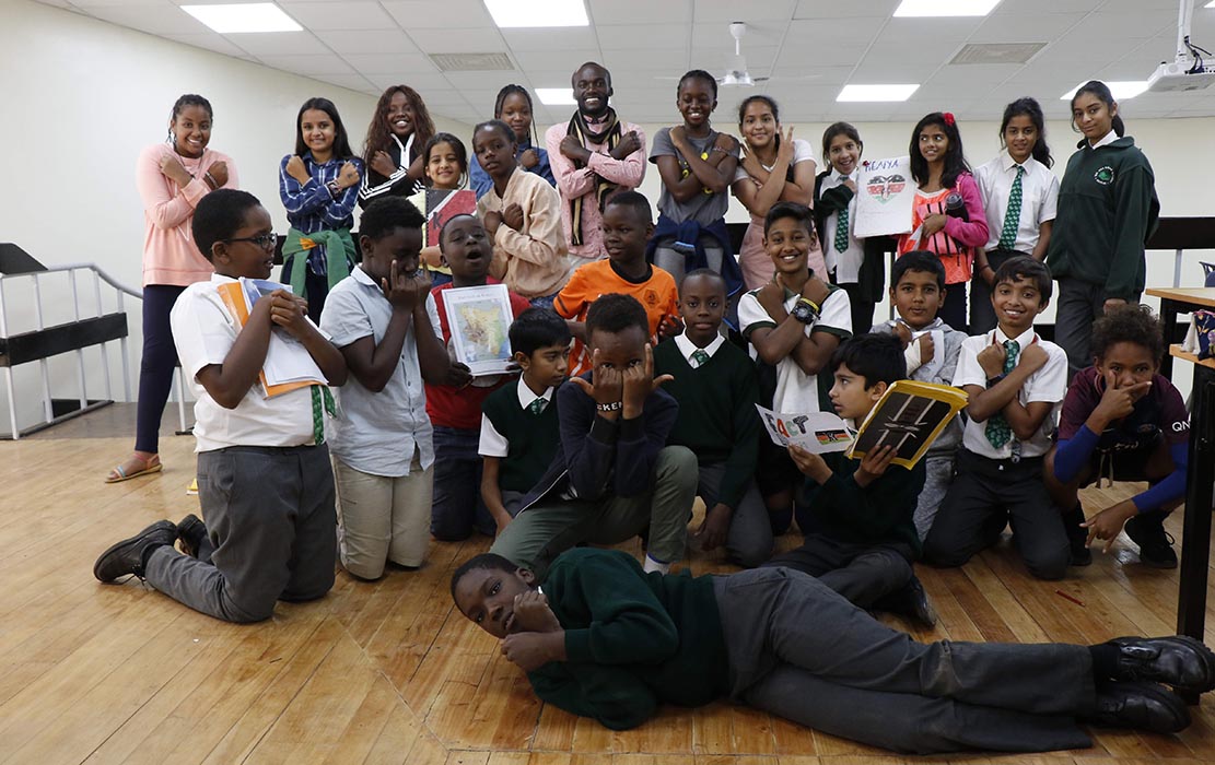 Timoteo together with his MYP students.