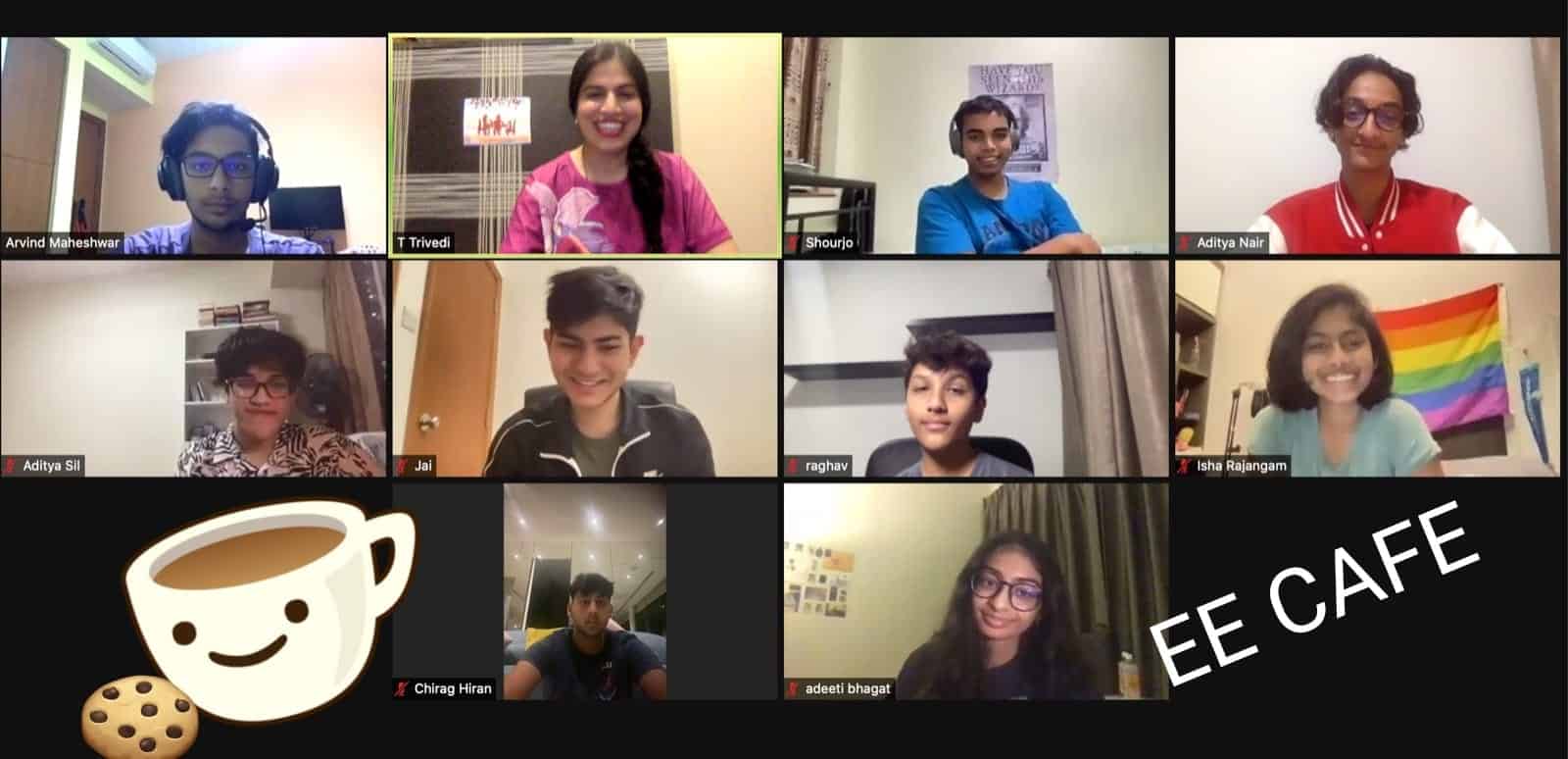 Left to right (from top left) Arvind Maheshwar, Trapti Trivedi, Shourjo Chakravarty, Aditya Santosh Nair, Aditya Sil, Jai Sameer Satpute, Raghav Maindola, Maitreyi Isha Rajangam, Chirag Hiran, Adeeti Bhagat