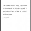 Key themes for the PYP review process See OCC>E-library>Curriculum development reports
