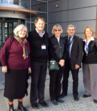 Language expert group 26 February: Eithne Gallagher, Jim Cummins, Dr Roma Chumak-Horbatsch and Dr Fred Genesee with PYP Curriculum Manager Cécile Doyen. 