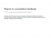 Consultation feedback report title